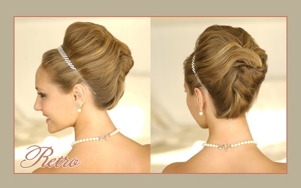 Wedding Hair Retro Vintage