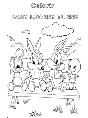 Desenhos do Show do Looney Tunes para Colorir e Imprimir