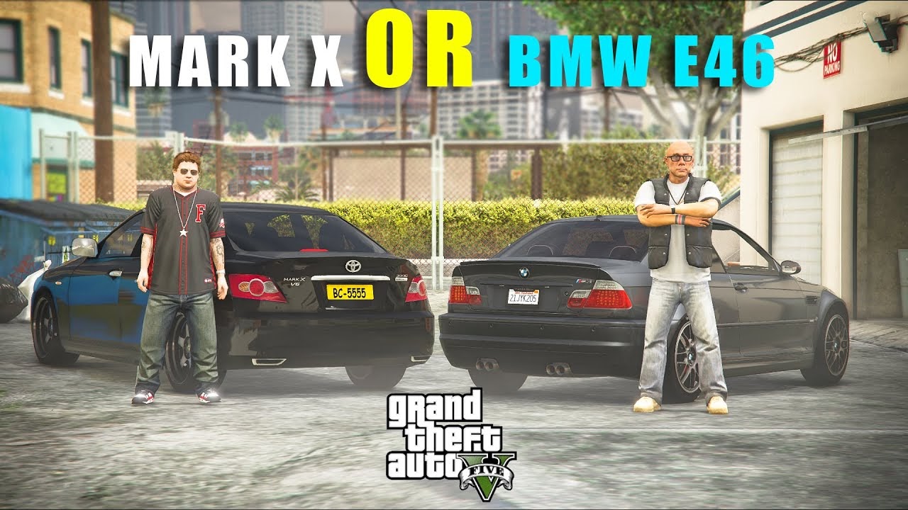 Toyota Mark X + BMW M3 E46 Car Mod For Gta V Toyota Mark X + BMW M3 E46 Car Mod For Gta V