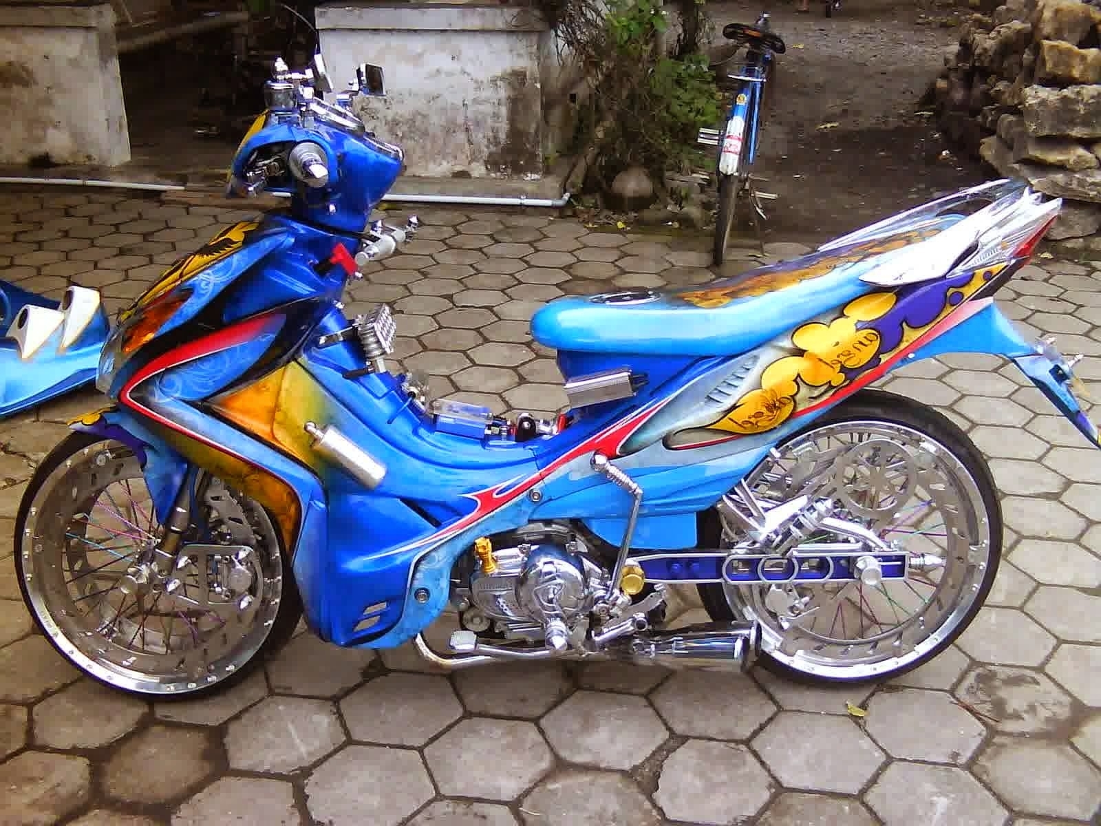 Download Modifikasi Motor Supra X 2004 Terbaru Palm Modifikasi