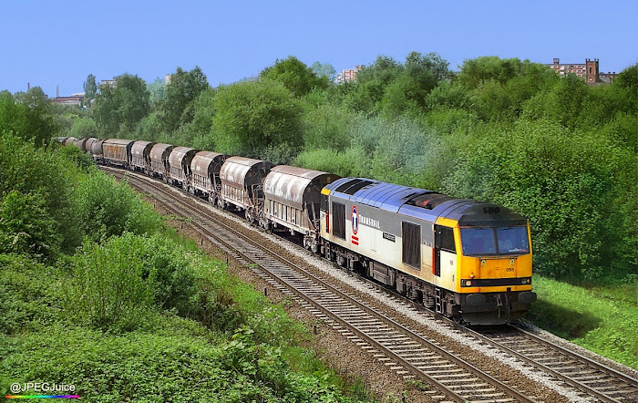 60055 Trainsrail china clay