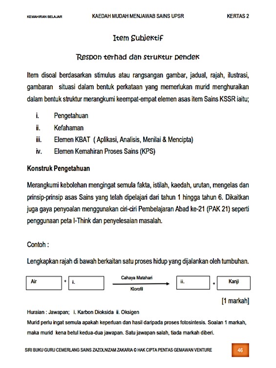 Contoh Buku Program Kecemerlangan Upsr  Downlllll