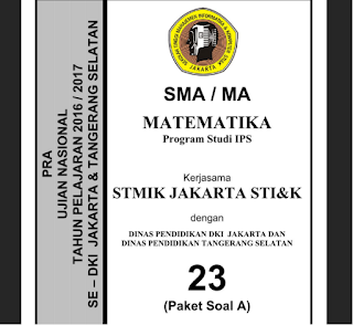 http://kelasnesia.blogspot.com - Soal UCUN SMA Matematika DKI Jakarta Prodi IPS Tahun 2020 + Kunci Jawaban