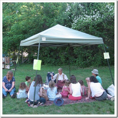 storytelling at the woodstock farm festival
