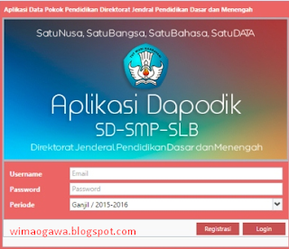 Dapodikdas Versi 4.0.0 Resmi Dirilis 30 Juli 2015