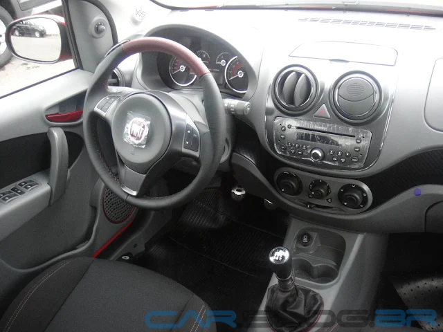 carro Palio Sporting Fiat - por dentro