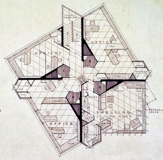 Frank Lloyd Wright Price Tower Floor Plan