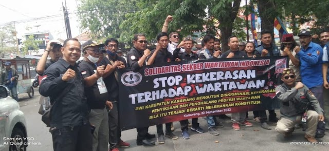 Aksi Ribuan Wartawan Akan Berlanjut di Mabes Polri dan Kemendagri