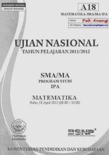 Pembahasan Soal Un Matematika Sma Plan Studi Ipa 2012