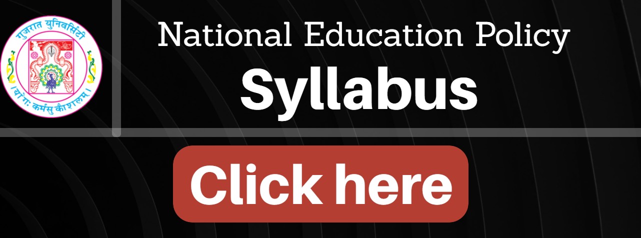 NEP Courses - Syllabus | Gujarat University