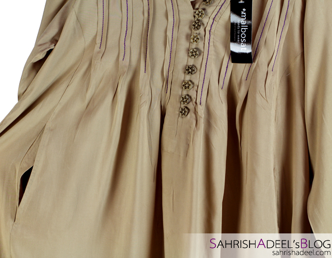 Sandy Beige Fleurs Kurta by Malbosat.biz