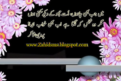 2014 Latest 2 Line Urdu Poetry Main Jab Bhi Chahoon Usay Chho