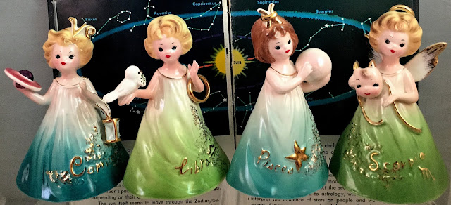 Josef Originals set of figurines Zodiac Girls girl horoscope  fortheloveofjosefs