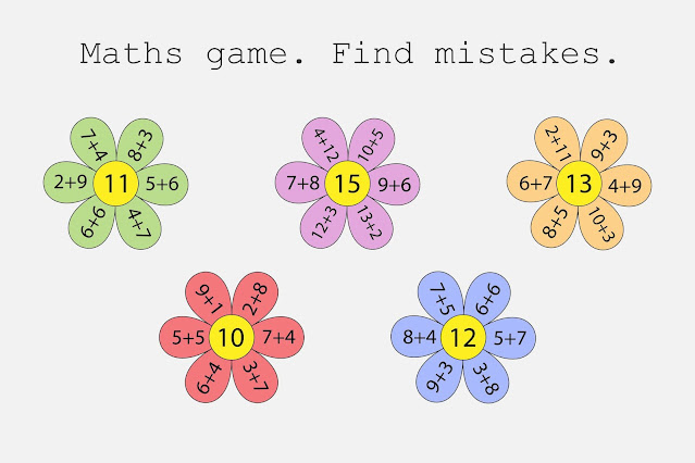 Find the Mistakes! | Math Game #1