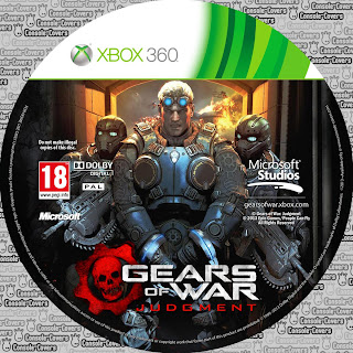 Capa - Label Gears Of War Judgment Xbox 360