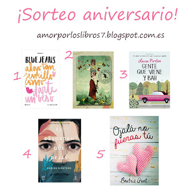 http://amorporloslibros7.blogspot.com.es/2016/05/sorteo-primer-aniversario-5-ganadores.html