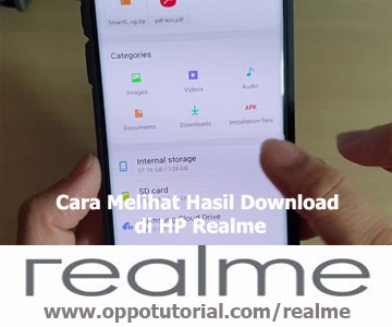 Cara Melihat Hasil Download di HP Realme