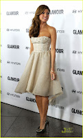 Jessica Biel and Eva Mendes Glamour Reel Moments Event Pics