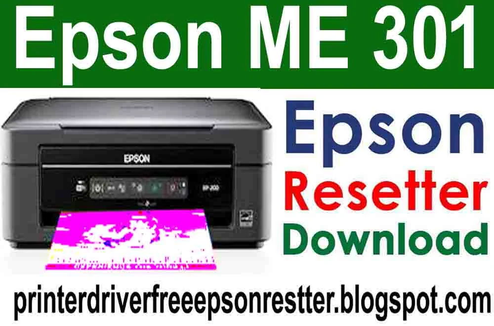 Epson ME-301 Resetter Adjustment Program tool Free Download