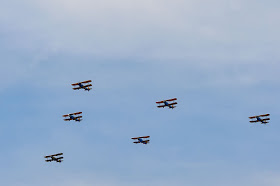 Boeing PT-17 Kaydets - WWII Flyover