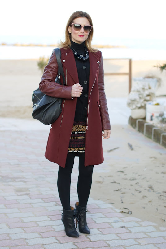 Stella McCartney sunglasses, Zara coat