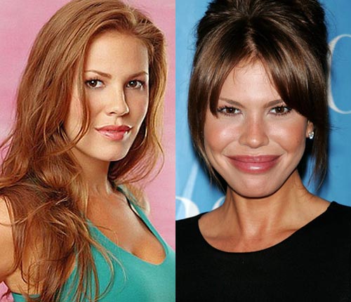 nikki cox before and after pictures. Nikki Cox Monica Keena