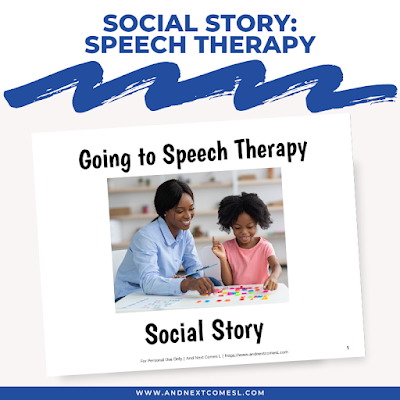 Social story about going to speech therapy