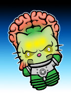 Hello Kitty in Mars Attacks costume