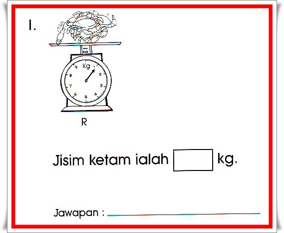 Dunia matematik: Timbangan