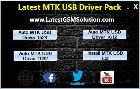 MTK USB Driver Pack Free Download