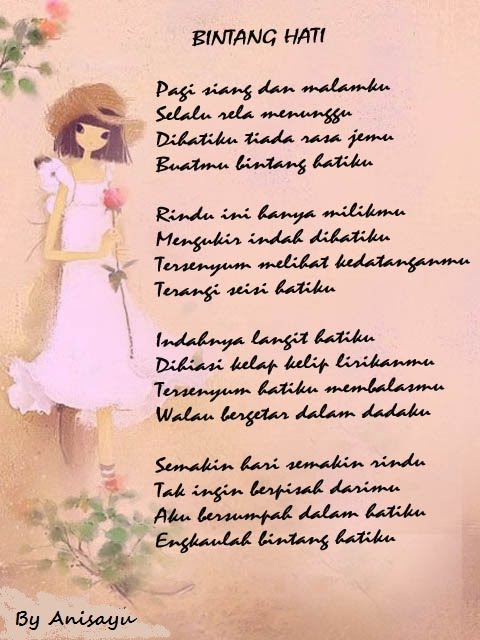  PUISI  CINTA BY ANISAYU Kumpulan Puisi  Cinta Romantis  