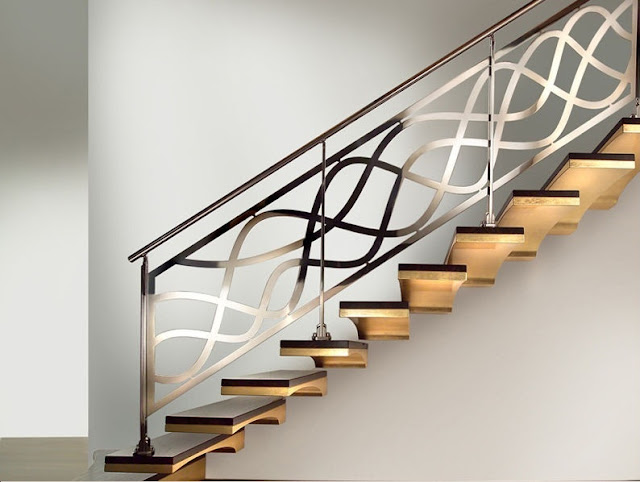 stainless steel stair railings, interior stair railing ideas