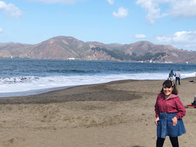 promenade à Baker Beach San Francisco