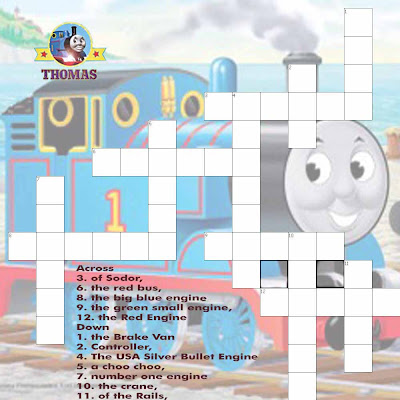 Kids Online Crossword Puzzles on Thomas The Tank Engine Friends Free Online Games And Toys For Kids
