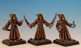 Evil Acolytes III, Otherworld Miniatures (sculpted by Kev Adams, 2011)