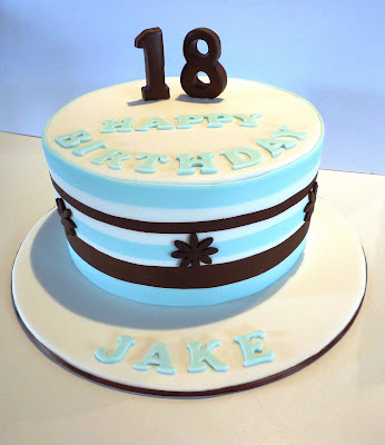 80th Birthday Cakes on Vanilla Lily Cake Design  18th Birthday Cake For Jake