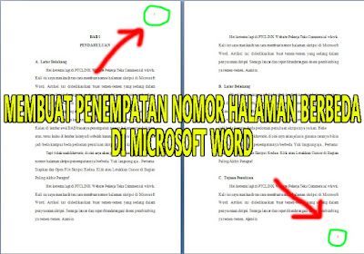 Membuat Penempatan Nomor Halaman Skripsi di Microsoft Word