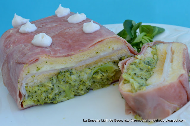 Pastel-frio-de-brocoli-con-jamón-y-queso