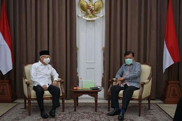 JK Bertemu dengan Wapres Ma'ruf Amin, Bahas Apa?