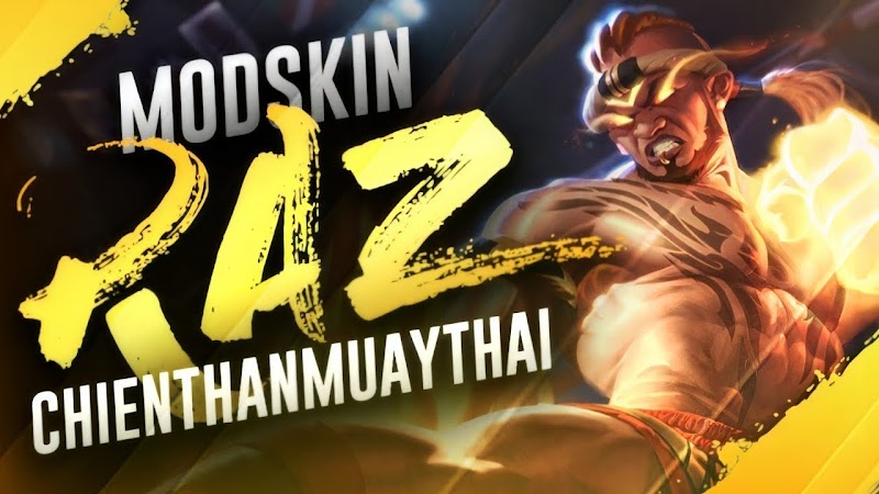 Mod Skin Raz Chiến Thần Muay Thái Có Đá Mới Nhất Mùa 19 | AnLQ Mod