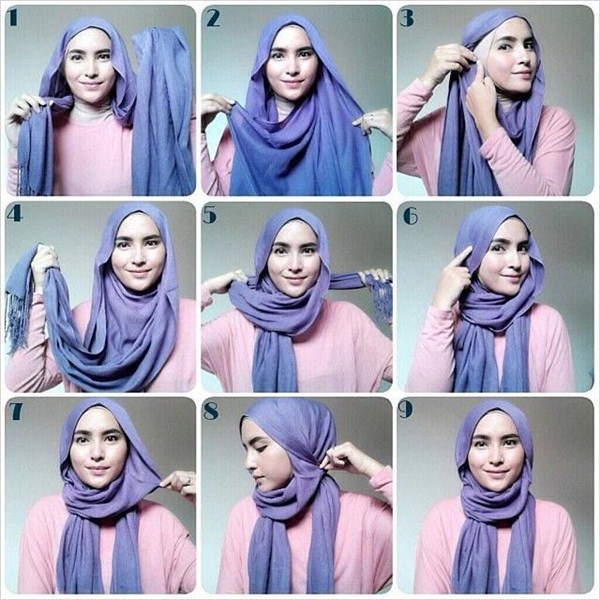 Tutorial atau cara menggunakan hijab model terbaru 21 Model Tutorial Hijab Terbaru 2017/2018 dan Terpopuler Saat Ini