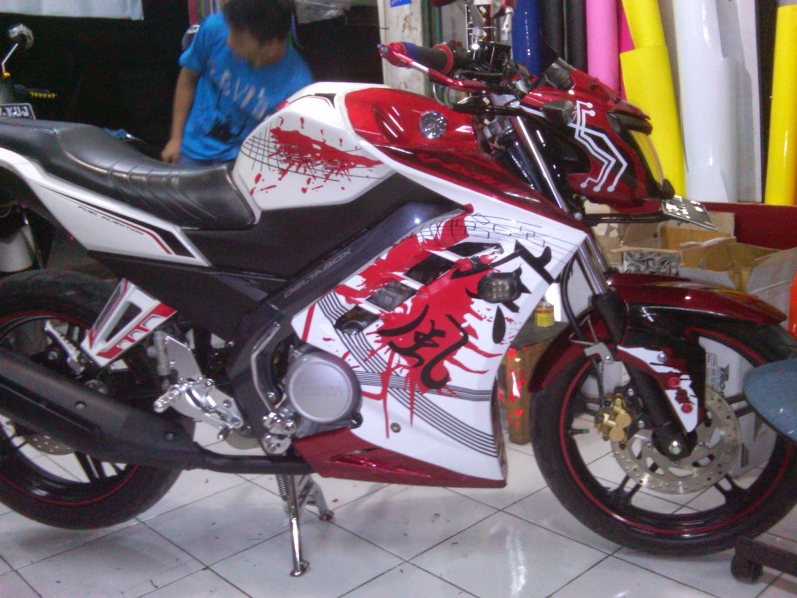 Modifikasi Vixion Cutting Sticker Terlengkap Kloro Modif