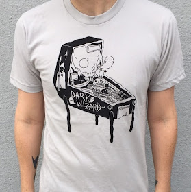 Dark Wizard Pinball T-Shirt by Deth P. Sun