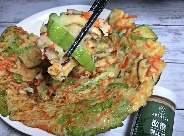 絲瓜煎餅~家常料理、香甜美味、夏天吃很清爽