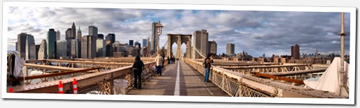 View of Manhattan from Brooklyn Bridge