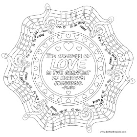 JPG- Love quote mandala to color #music #Plato #Queen #quote