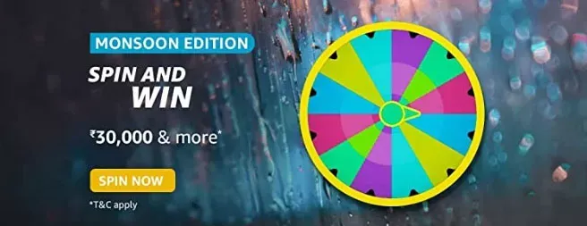 Amazon Monsoon Edition Spin and Win