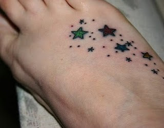 tattoos on foot stars