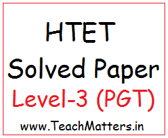 imag : HTET PGT Solved Question Paper 2020-2021 @ TeachMatters