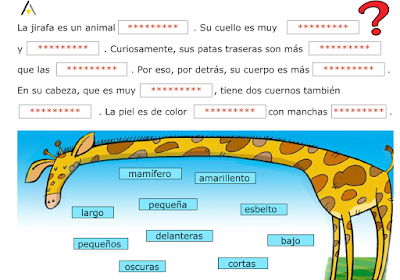 http://primerodecarlos.com/SEGUNDO_PRIMARIA/noviembre/Unidad_4/actividades/cono_unidad4/describir_animal.swf